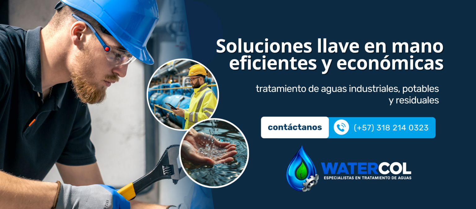 Soluciones llave en mano, eficientes y económicas, para tratamiento de aguas industriales, potables y residuales. Contáctenos al (+57) 318 214 0323.